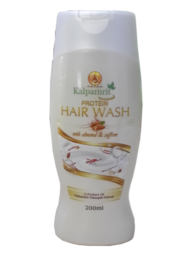 Kalpamrit Protein Hair Wash - Herbal Ingredients with Smooth Texture | Fights Dandruff Dryness Enhances Shine Strengthens Hair Roots