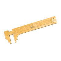 Brass Caliper - 2-4 Inches | Accurate Measurement Of Internal & External Dimensions, Metric/imperial Scale, 50-150g Weight