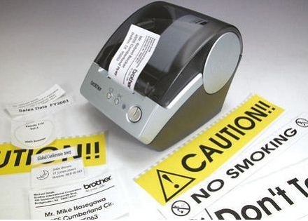 File Folder Label Tape - 87 m Length 17 mm Width | Black on White 300 Pre-Cut Labels