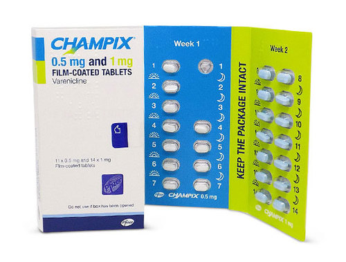 Champix Film Coated Tablets General Medicines