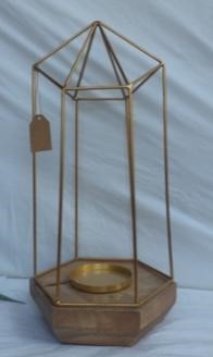 l Pina Hexagonal pillar holder large