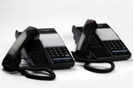 Basic Phone - Plastic, 10x10x5 cm, Black | Mute Function, Redial, Volume Control, Busy Line Indicator