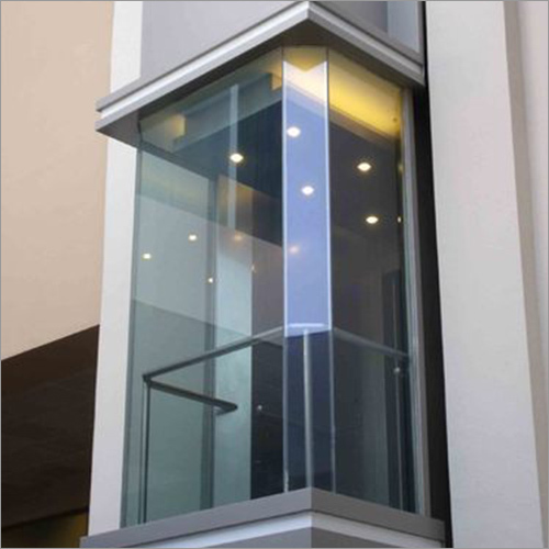 Glass Capsule Elevator - Stainless Steel, 13 Person Capacity | Low Power Consumption, Panoramic View, Safety Sensors