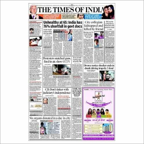 Newspaper Advertisement Services