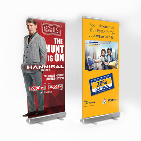 Players Roll Up Standee