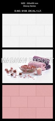 Any Color Glossy Bathroom Wall Tiles