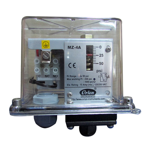 Pressure Switch MZ-A series By NK Instruments Pvt. Ltd.