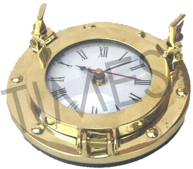 Nautical Brass Wall Clock