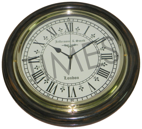 Antique Black Wall Clock
