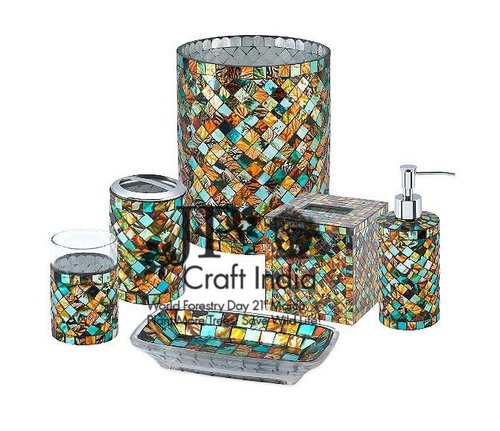 Multi Mosaic Bathroom Set