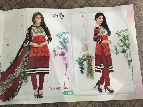 Multi Color Ladies Unstitched Suits