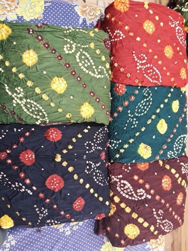 Multi Color Bandhani Dress Material