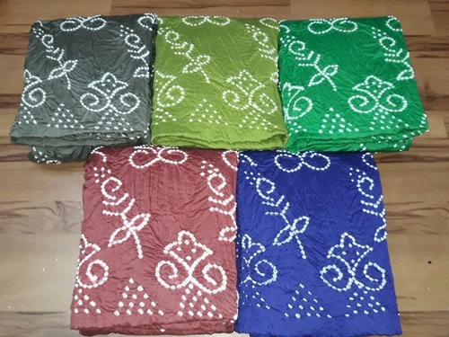Multi Color Bandhani Dress Material