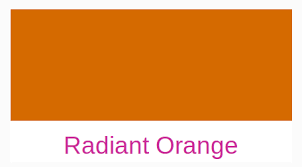 Radiant Orange