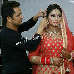 Bridal Makeup artist Services By MAKEUP MASTER SUNNY SINGH