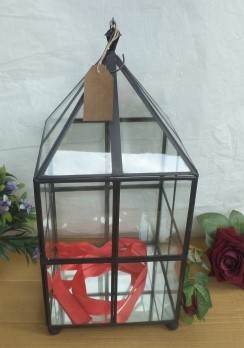 Zara Pyramid Terarrium lantern large