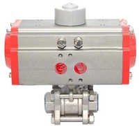 Actuator With 3 Pc Ball Valve