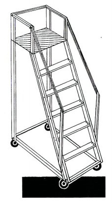 LADDER STEP TROLY