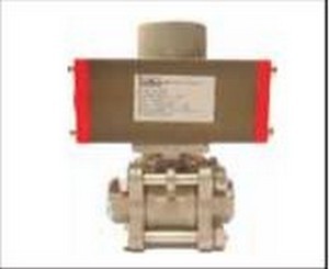 Actuator With 3 PC Ball Valve