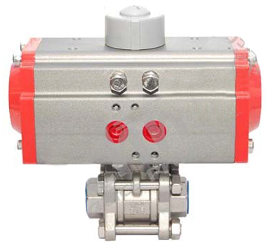 Actuator With 3 PC Ball Valve