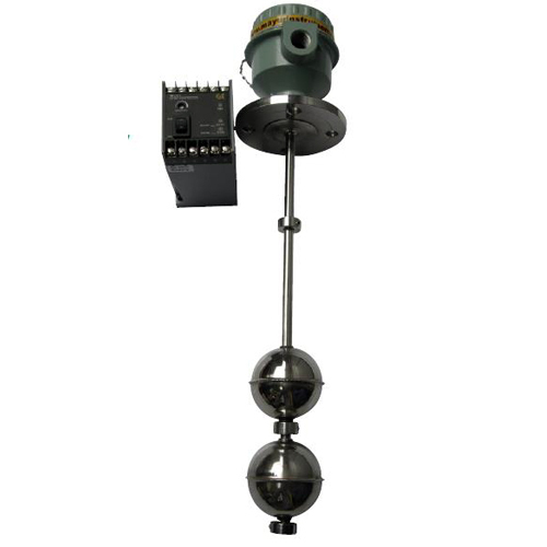 Silver Float Type Level Switch With 2 Floats - Top Mounte