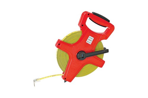 Measuring Tape - 30m PVC Coated Fiberglass Tape, 13mm Width | Unbreakable ABS Case for Enhanced Durability and Performance