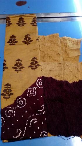 Bandhani Work Dress Materials