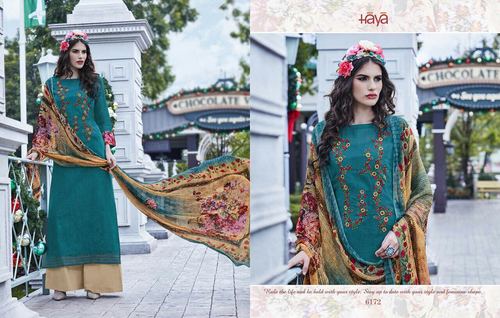 Dark Green Embroidery Salwar Suit