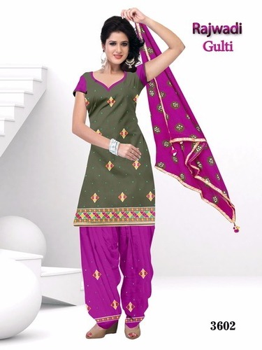 Cotton Salwar Kameez Jetpur