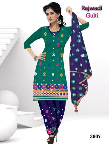 Cotton Salwar Kameez Unstitched