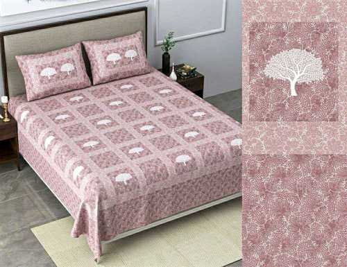 Patchwork Cotton Double Bed Sheet 100X100