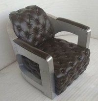 Aviator Button Sofa Chair