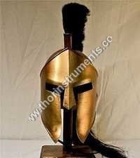 King Spartan 300 Movie Helmet + Liner & Stand For Re-Enactment Larp Role Play