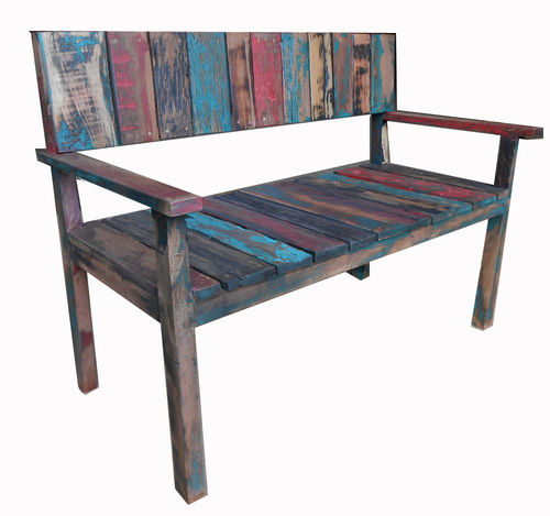 Handmade Reclaimed Wood Garden Bench