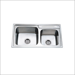 Inset Double Bowl Stainless Steel Kitchen Sink
