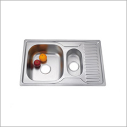Square Double Bowl Kitchen Sink with Drain Board