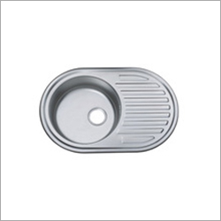 Round Bowl Stainless Steel Sink with Tray