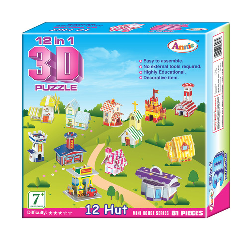 12 In 1 3d Puzzle Age Group: 2 To 10 Years