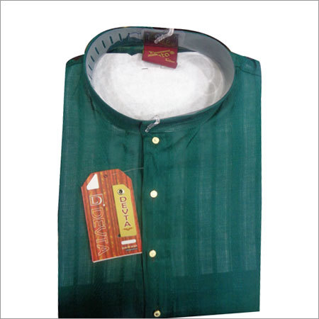 Green Cotton Kurta Pajama
