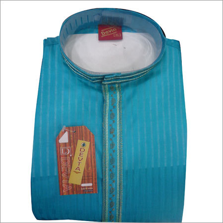 Sky Blue Cotton Kurta Pajama