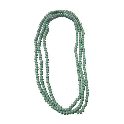 Green Woods Beaded Long Necklace