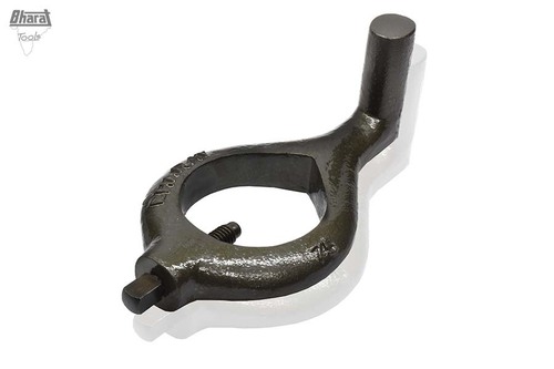 Lathe Carriers - High Tensile Malleable Cast Iron, 125mm Bent Design for Secure Workpiece Clamping