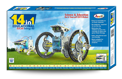 14 In 1 Educational Solar Robot Kit Age Group: 8 X 10 Years