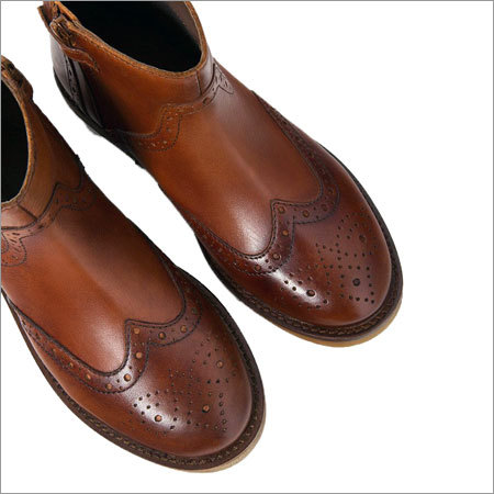 Pvc Leather Brown Boots