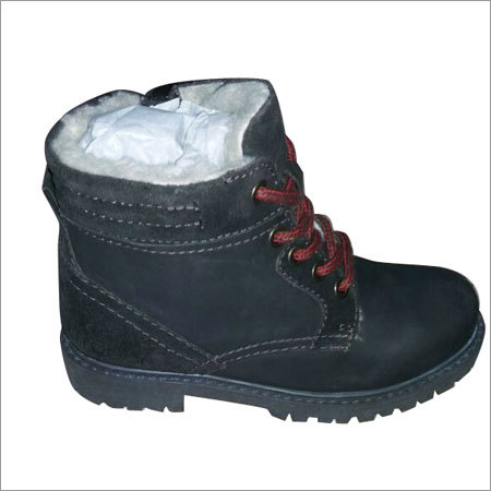 Gents Leather Black Boots Insole Material: Pvc