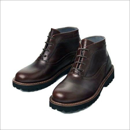 Mens Leather Shoes - PVC Insole, All Sizes Available | Brown Color, Suitable for Any Season