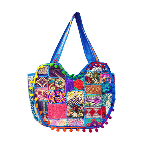 Embroidered Shoulder Bag