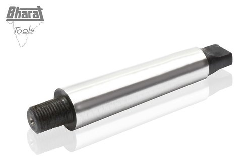 Threaded Arbors - Carbon Steel, MT 1 | 1/4 and 3/8 Inch Sizes, Precision Hardened and Ground, Tested with Morse Taper Gauges