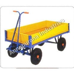 Steel Platform Truck With Pneumatic Wheel