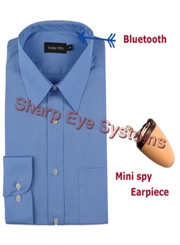 Spy Bluetooth Earpiece Shirt Ranchi office